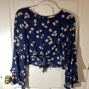 Altar’d State Floral Blouse (Medium)